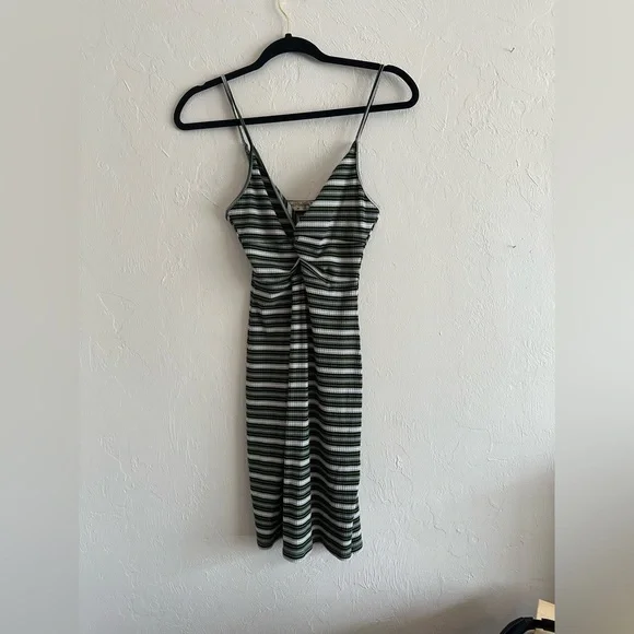 Bear Dance | Dresses | Bear Dance Green Striped Knit Mini Dress | Poshmark